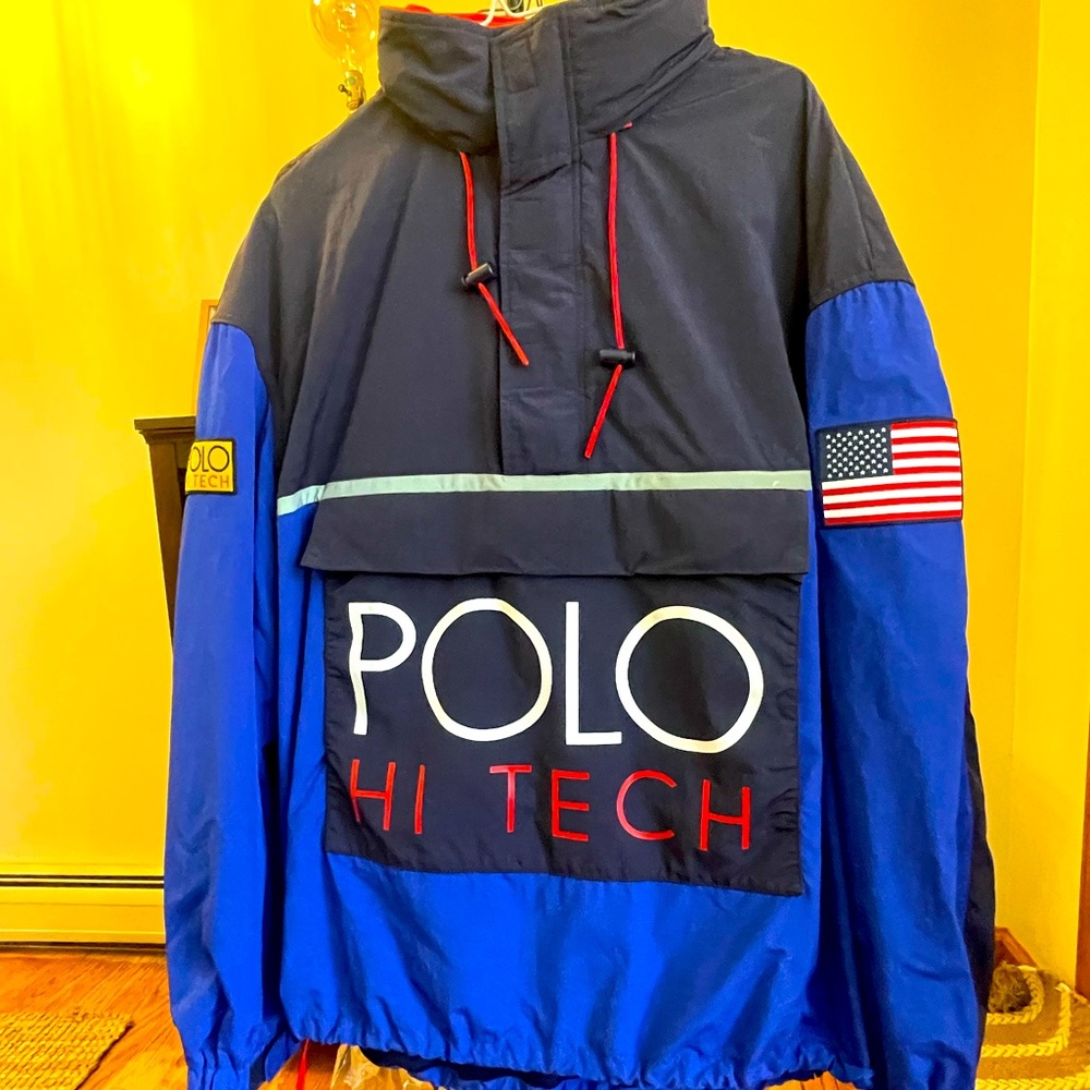 Polo Hi Tech Blue and Black Jacket